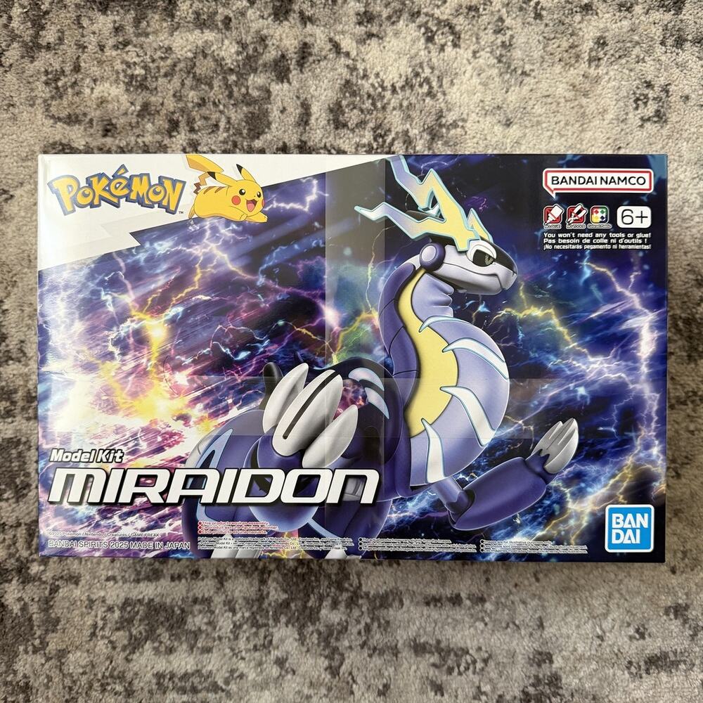 Pokemon Model Kit Miraidon Bandai Plastic Model Kit